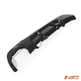 Gloss Black M Performance Style Rear Bumper bar Single Exhaust Diffuser Bodykit for BMW 3 - Series E92 Coupe & E93 Convertible 2006 - 2012 - Mars Performance